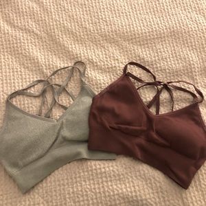 Aerie Cross Back Bralettes